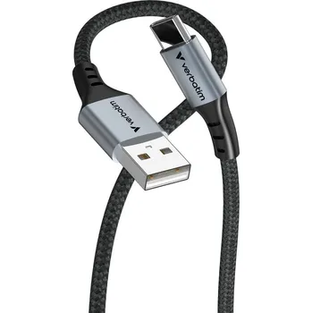 Počítačové příslušenství Verbatim USB-A->C kabel Sync & Charge 18W černý