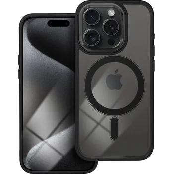 Pouzdro na mobilní telefon Pouzdro COLOR EDGE MAG COVER kompatibilní s MagSafe pro IPHONE 15 Pro černé