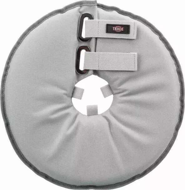 Ochranný měkký límec "disk", polyester/pěna, šedá XS
