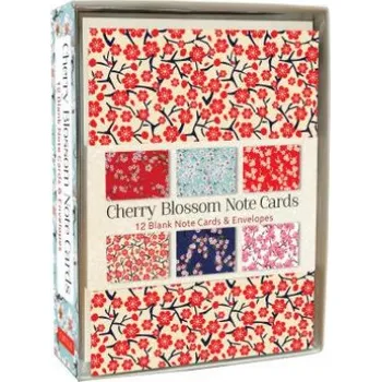Cizojazyčná kniha Cherry Blossom Note Cards (Brožovaná)