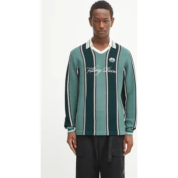 Dámský svetr Svetr Filling Pieces Knit Football Jersey, XL, zelená, 79X