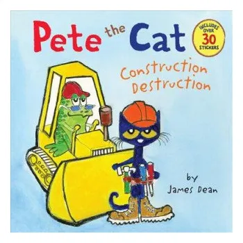 Cizí jazyk Pete the Cat: Construction Destruction (James Dean)(Brožovaná)