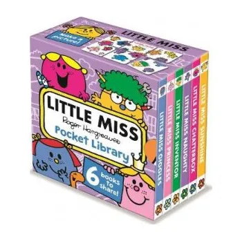 První čtění Little Miss: Pocket Library (HARGREAVES ROGER)(Leporelo)