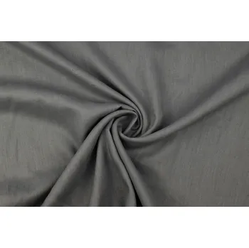 Lněná tkanina šedá