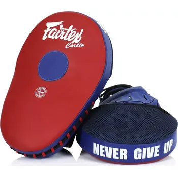 Lapa na box a MMA Velké boxerské lapy Fairtex Maximized Focus Mitts FMV13 - červená/modrá