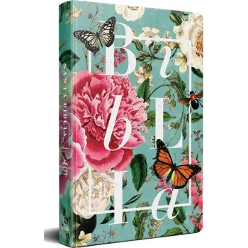 Populárně naučná literatura pro dospělé Biblia Rv60 Nombres de Dios Flores Boquet Aqua - Tapa Dura / Spanish Bible Rv60 Boquet Aqua Hardcover (Pevná)