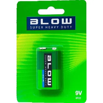 Článková baterie Baterie 9V (6LR61) Zn-Cl BLOW Super Heavy Duty 1ks / blistr