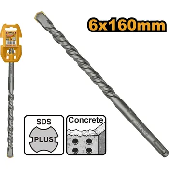 Vrták Ingco vrták do zdiva SDS plus 6 x 160 mm