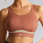 Panache Sport - Panache Sport sportovní podprsenka bez kostic nevyztužená sienna rose/chalk 34F 7344