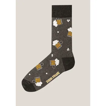 Pánské oblečení Pánské ponožky John Frank JFLSF17W12 UNI ocelovka