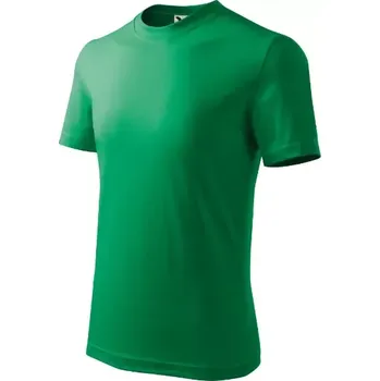 Dětská móda Basic tričko dětské středně zelená 146 cm/10 let