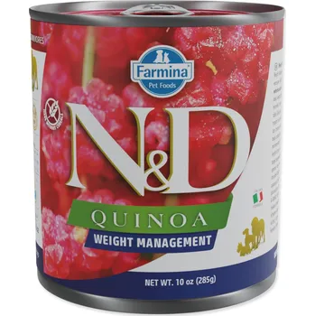 Krmivo pro psa Konzerva N&D Dog Quinoa Weight Management 285g-KS