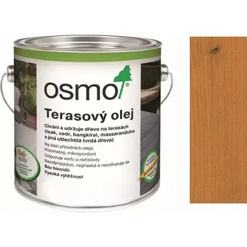 barva a nátěr na dřevo Osmo terasový olej 009 modřín, přírodně tónovaný 3L