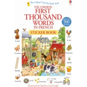 Cizojazyčná kniha First Thousand Words in French Sticker Book (Heather Amery)(Brožovaná)