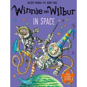 Cizojazyčná kniha Winnie and Wilbur in Space with audio CD (Valerie Thomas)(Pevná)