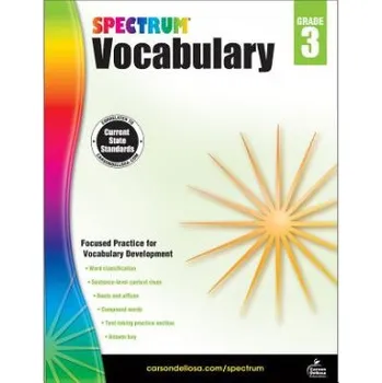 Anglický jazyk Spectrum Vocabulary, Grade 3 (Spectrum)(Brožovaná)