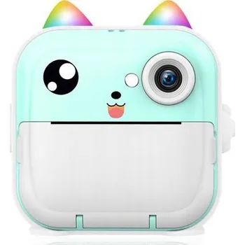 Digitální fotoaparát Fotoaparát DRUKUS Blue s tiskárnou