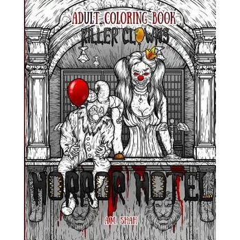 Cizojazyčná kniha Adult Coloring Book Horror Hotel (A M Shah)(Brožovaná)