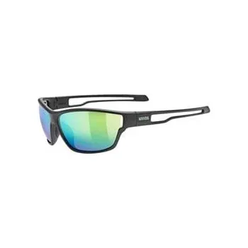 UVEX BRÝLE SPORTSTYLE 806 BLACK MATT/MIR.GREEN (S5330872215)
