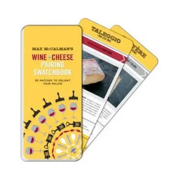 Cizojazyčná kniha Max McCalman's Wine and Cheese Pairing Swatchbook (Max McCalman)(Leporelo)