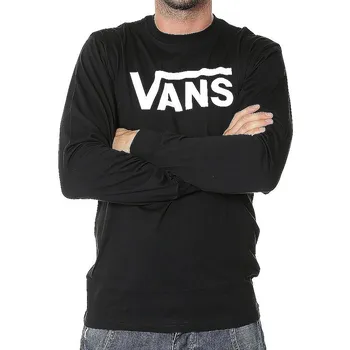 Pánská móda tričko Vans Classic LS - Black XL