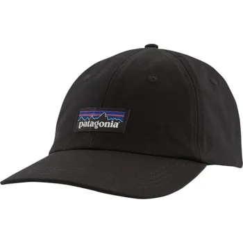 Kšiltovka Kšiltovka Patagonia P-6 Label Trad Cap black 2025 - Odesíláme do 24 hodin
