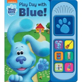 První čtění Nickelodeon Blue's Clues & You!: Play Day with Blue! Sound Book (Disney Storybook Art Team)(Leporelo)