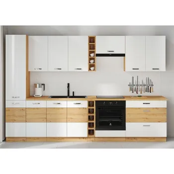 Kuchyňská linka Stolarz-Lempert Kuchyňská linka Artisan bílý lesk - Sestava 6