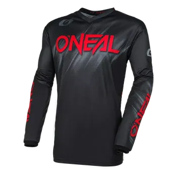 Moto dres Motokrosový MX Dres O'Neal ELEMENT Jersey VOLTAGE black/red 2025 - L