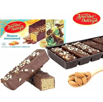 Waflový dort Miška Kosolapyj 220g Krasnyj Oktjabr
