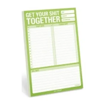 Cizojazyčná kniha Knock Knock Get Your Shit Together Pad (Brožovaná)