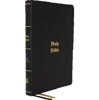 KJV, Personal Size Large Print Reference Bible, Vintage Series, Leathersoft, Black, Red Letter, Comfort Print (Pevná)