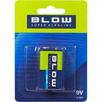 Článková baterie Baterie 9V (6LR61) alkalická BLOW Super Alkaline 1ks / blistr