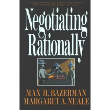 Učebnice Negotiating Rationally (MaxH Bazerman)(Brožovaná)