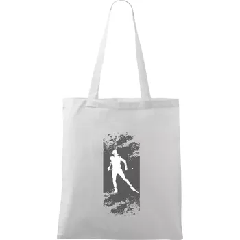 Běžkař splash - Taška bavlněná - 42 x 38 cm ( Bílá )