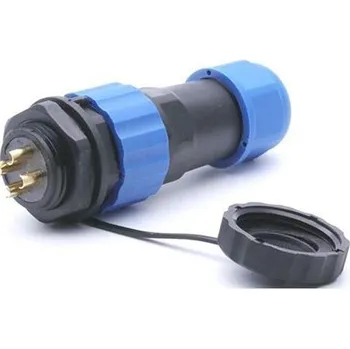 Počítač Konektor a zdířka SP/SD20-4P vodotěsný na kabel a panel