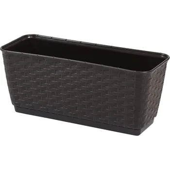 ProsperPlast Květináč RATOLLA CASE | umbra 48,9 cm