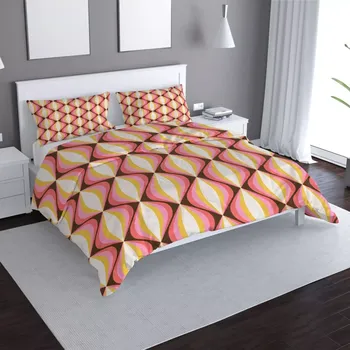 Povlečení Saténové povlečení Kaleidoskop vzpomínek - Sablio - 140x220 / 90x70