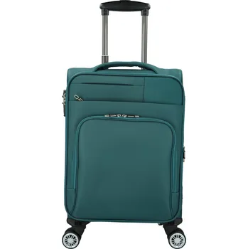 Cestovní látkový kufr tmavě zelený - Jony Shauny XS zelená