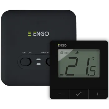 Termostat ENGO E20i-B Bezdrátový internetový Wi-Fi termostat, černý