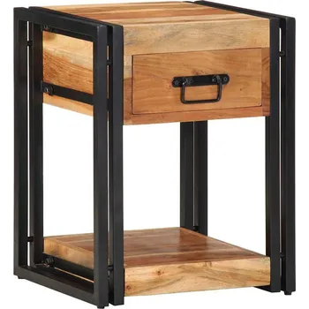 Noční stolek vidaXL Noční skříňka Hnědá 40 x 35 x 50 cm masivní akáciové dřevo [4016692]