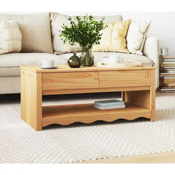 Konferenční stolek vidaXL Konferenční stolek se zásuvkou Drammen Dub 99 x 55 x 45 cm [42003044]