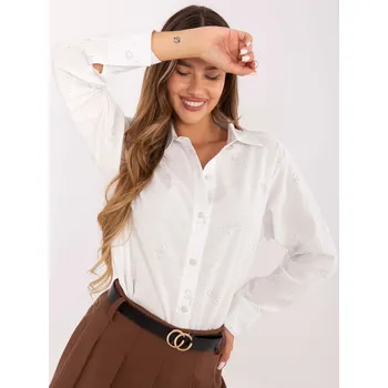 Dámská košile Košile LK KS 510078.02 bílá M