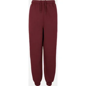 Slazenger Closed Hem Fleece Pants Womens Burgundy 14 (L)
