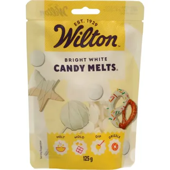 Poleva Zářivá bílá poleva Wilton Candy Melts 125g