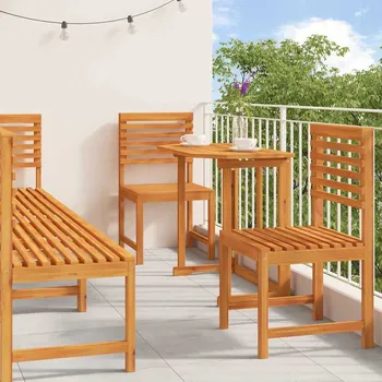 Zahradní sestava vidaXL Zahradní bistro set 6 pcs Hnědá Masivní akátové dřevo [3328697]
