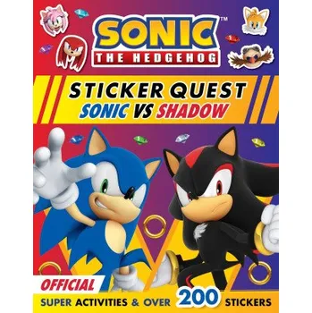 Učebnice Sonic the Hedgehog Sticker Quest: Sonic vs Shadow (Sega)(Brožovaná)