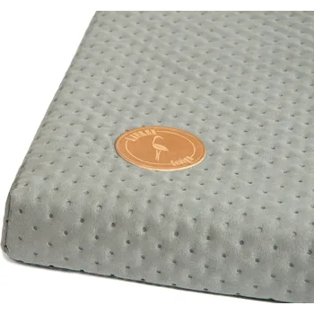 Pelíšek pro psa LAUREN design Matrace pro psy Demi PREMIUM-COMFORT, šedá Velikost: 100 x 80 x 5 cm