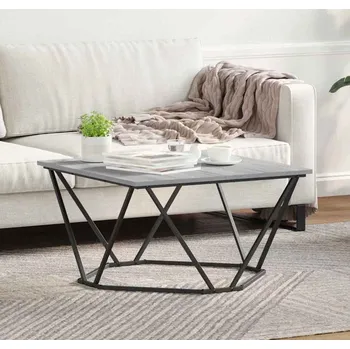 Konferenční stolek vidaXL Konferenční stolek Šedá Sonoma 80 x 80 x 45 cm [868276]