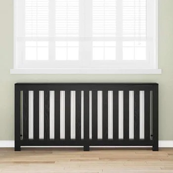 Radiátor vidaXL Kryt radiátoru Černý dub 175 x 20 x 82 cm 1 x skříň pro pračku [869226]